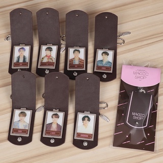 nuevo kpop bts bangtan boys llavero colgante de aleación de cuero llavero jimin, jung kook, v, sarga, j-hope, jin, rj llavero bolsa colgante accesorios (1)