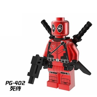 Pogo bloquesPG402Super Héroes galvanoplastia Deadpool niños juguete de montaje educativo