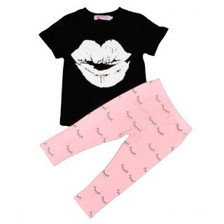 Camiseta de bebé recién nacido pantalones largos de dibujos animados ropa 2 piezas conjunto **DUDU**