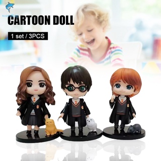 harry potter figura de acción estándar miniatura modelo juguetes de escritorio adorno regalo para niños