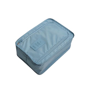 bolsa de almacenamiento de zapatos de viaje impermeable portátil zapatos paquete bolsa de embalaje cubos bolsa de almacenamiento (azul cielo)