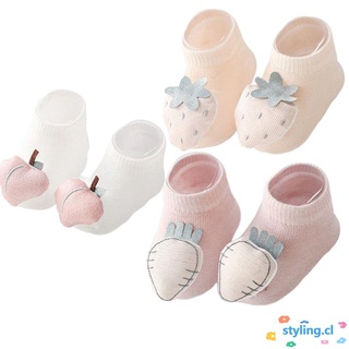 estilo suave recién nacido calcetines 6-12 meses antideslizante piso de algodón calcetines de bebé accesorios nuevo bebé otoño invierno dibujos animados animal (1)