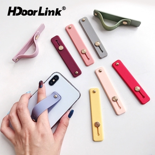 HdoorLink soporte de teléfono móvil de Color caramelo perezoso anillo de dedo titular con deslizador Smartphone soporte de escritorio portátil teléfono móvil soporte de tira (1)