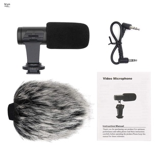 micrófono de cámara ,with shock mount para cámaras dslr nikon canon eos