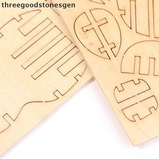 [threegoodstonesgen] rompecabezas de conejo 3d ensamblando rompecabezas de juguete hecho a mano modelo tridimensional