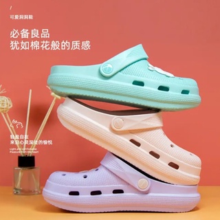Agujero zapatos mujer estudiantes versión lindo salvaje verano 2021 suela gruesa antideslizante Baotou enfermera zapatillas casual playa