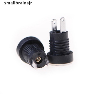 smbr 10pcs dc-022b fuente de alimentación jack socket hembra panel conector de montaje 5.5*2.1mm mbl