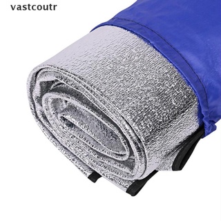 vastc plegable impermeable papel de aluminio eva camping mat dormir picnic colchón almohadilla.