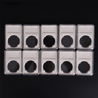 [Andmiby] Acrylic Coin Holder Protector Collection Box Coin Storage Box Case QMT