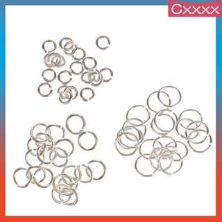 Cxxxx anillos abiertos De plata Esterlina 925 con 60x3-6mm Para hacer joyería (2)