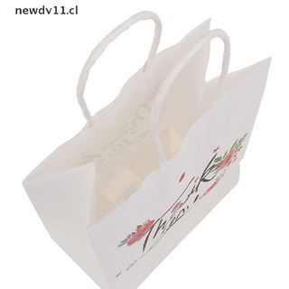 NEWD 12pcs/Set Kraft paper thank you gift bag For Party Supplies Gift for thank you CL (2)