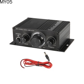 hifi amplificador de potencia 400w dc12v amplificador de coche estéreo receptor de música fm radio mp3 2.0 canal sin pérdida calidad de sonido sin bluetooth 20hz-20khz decodificador de audio amplificador de auriculares