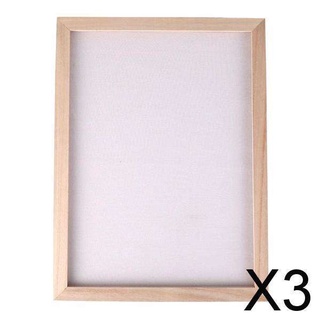 [Shiwaki3] 3 x marco de fabricación de papel pantalla de madera para hacer papel, molde para manualidades, 15 x 18 cm