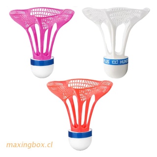 MAXIN 3pcs/Pack Outdoor Badminton Plastic Ball Shuttlecock Ball Stable Resistance