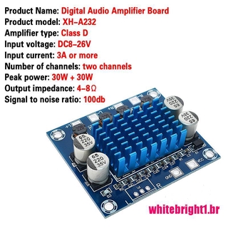 { WB } Placa Amplificadora De Potencia De Audio Estéreo Digital TP 0 XH-30W + 30W 2.0 Canales (2)
