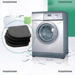 Coagulatelove - juego de 4 almohadillas antivibración para lavadora, sin ruido, para lavadora