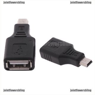 JOCL USB 2.0 female to mini usb male plug otg host adapter converter connector 210907