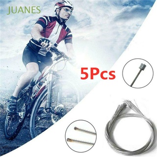 JUANES Durable Gear Cable 2m Long Shifter Derailleur Wire 5Pcs Cycling MTB Rear Inner Steel Mountain Road Bike Bicycle Shift/Multicolor