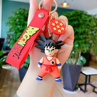 Dragon Ball Anime figura de acción llavero accesorios accesorios PVC Kakarotto Son Goku llavero colgante (6)