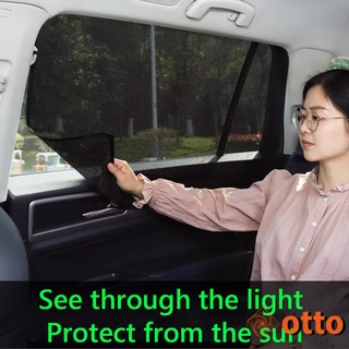 Otto.magnético para ventana de coche, protección UV, malla fina, parasol de ventana lateral
