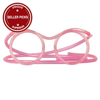 Novedad Flexible suave gafas tontas de paja gafas divertidas fiesta para niños J5Y6