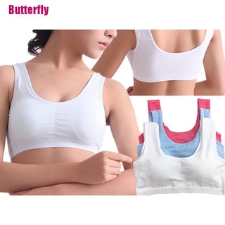 butterfly~~ niños niñas jóvenes sujetadores ropa interior cinturón chaleco deporte entrenamiento adolescente sujetadores