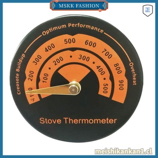 moda termómetro chimenea ventilador termómetro imán adsorción tipo [mskk]