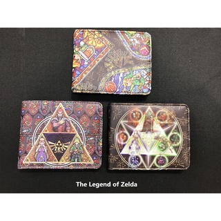 Alrededor Del Juego , Zelda legend Triángulo Logo Cartera retro Impresión Estudiante Corto Pu zero