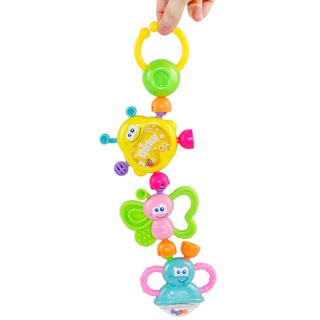 7pcs Set Newborn Baby Rattles Shaking Bell BPA-Free Grab Cartoon Toys for Infant Early Educational