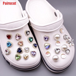CHARMS pairucut 50 piezas de metal croc zapato encantos de diamantes de imitación jibz zapatos accesorios decoración hebilla