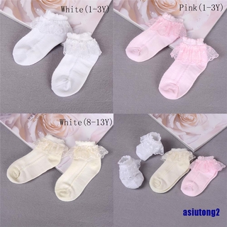 calcetines de algodón para niñas 2 pzs/calcetines de algodón para niñas/calcetines de princesa para niñas