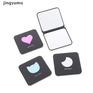 【jingy】 Double-side Portable Pocket Purse Folding Compact Square Women Makeup Mirror .