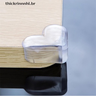 (thhlhot) 4x Protector de silicona seguro para bebé, mesa, corazón, esquina, borde de esquina, cubierta [thhlnnhl] (7)