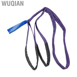 Wuqian Lift Straps Heavy Duty Flat Wear Resistant 1T Load Capacity High Strength Lifting Sling for Ships Ports Machinery