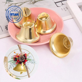 Mini campana colgante de Metal para el pelo de la mascota/decoración de boda/juguete campanas de oro accesorios E3Y8