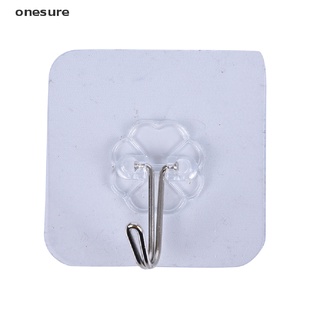 onesure 1x Useful Strong Clear Suction Cup Sucker Wall Hooks Hanger For Kitchen Bathroom .