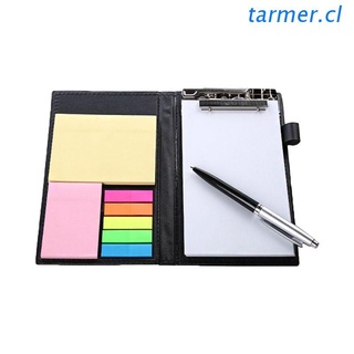 tar2 notas adhesivas creativas bloc de notas papelería de cuero diario cuaderno con bolígrafo suministros escolares de oficina