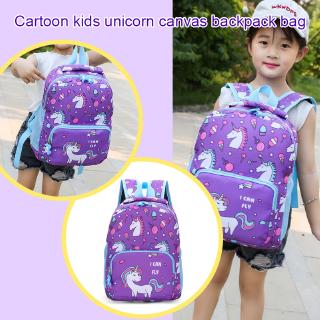 De dibujos animados de los niños unicornio mochila de lona bolsa Casual niños Smiggle Beg impermeable moda