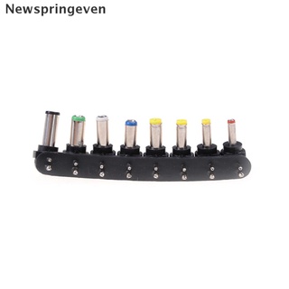 【NSE】 8pcs/Set For PC Notebook Laptop Universal Power Adapter Plug Charger Connectors 【Newspringeven】 (1)