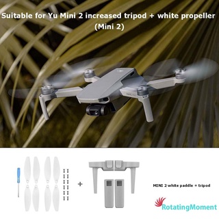 drone hélices cuchillas de aterrizaje kit de piezas de repuesto para dji mini 1/2 (7)