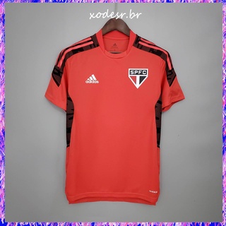 2021/2022 Sao Paulo traje De entrenamiento Camiseta De fútbol rojo