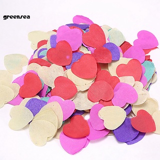 Grs_ 1000pzas confeti De color biodegradable mezclada De Amor corazón decoración De fiesta De boda (6)