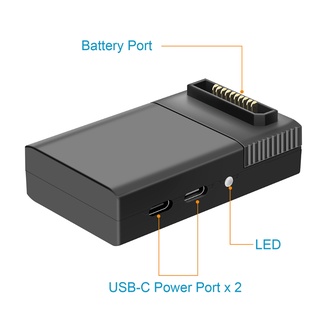 Cargador De batería De cargador De batería diannaobang Qc3.0/cargador De batería De carga Para D-Ji Mavic 2 Pro Zoom (3)