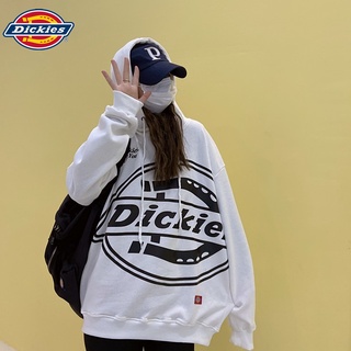 Dickies-Sudadera Con Capucha Para Mujer , Diseño De Logotipo Grande Pareja