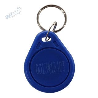 5 piezas azul em4100 125khz entrada control de acceso rfid tarjeta de identificación etiqueta titular de la llave