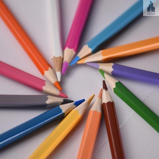 72 colores Premium Pre-afilado a base de aceite lápices de colores Set para niños adultos artista arte dibujo boceto escritura obras de arte libros para colorear (6)