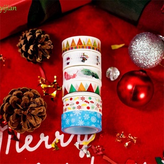 Yijian cinta Decorativa/cinta adhesiva Para decoración De navidad/árbol/Cervos/navidad/papá Noel