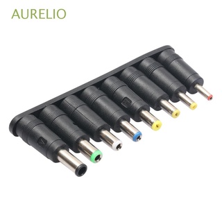 AURELIO 8pcs 2pin Socket Plug Connector InterchangeableTips Laptop Charger Universal Notebook Power AC DC Adapter/Multicolor