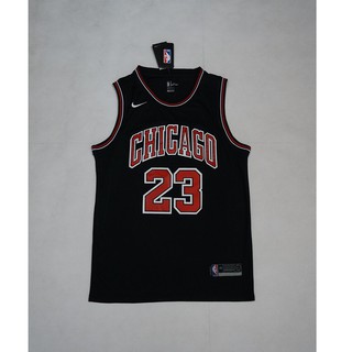 2019 new NBA Chicago Bulls 23 Michael Jordan negro nueva temporada camisetas de baloncesto