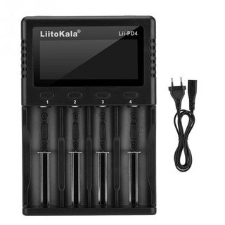 Lii-PD4 4 Slots Lithium Nimh Battery Charger for 18490/18350 LCD Display (4)
